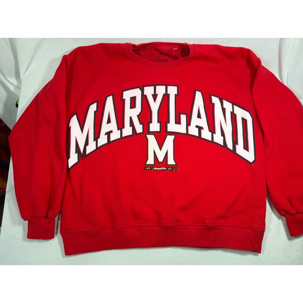 University of Maryland Crewneck Sweatshirt Pressbox M